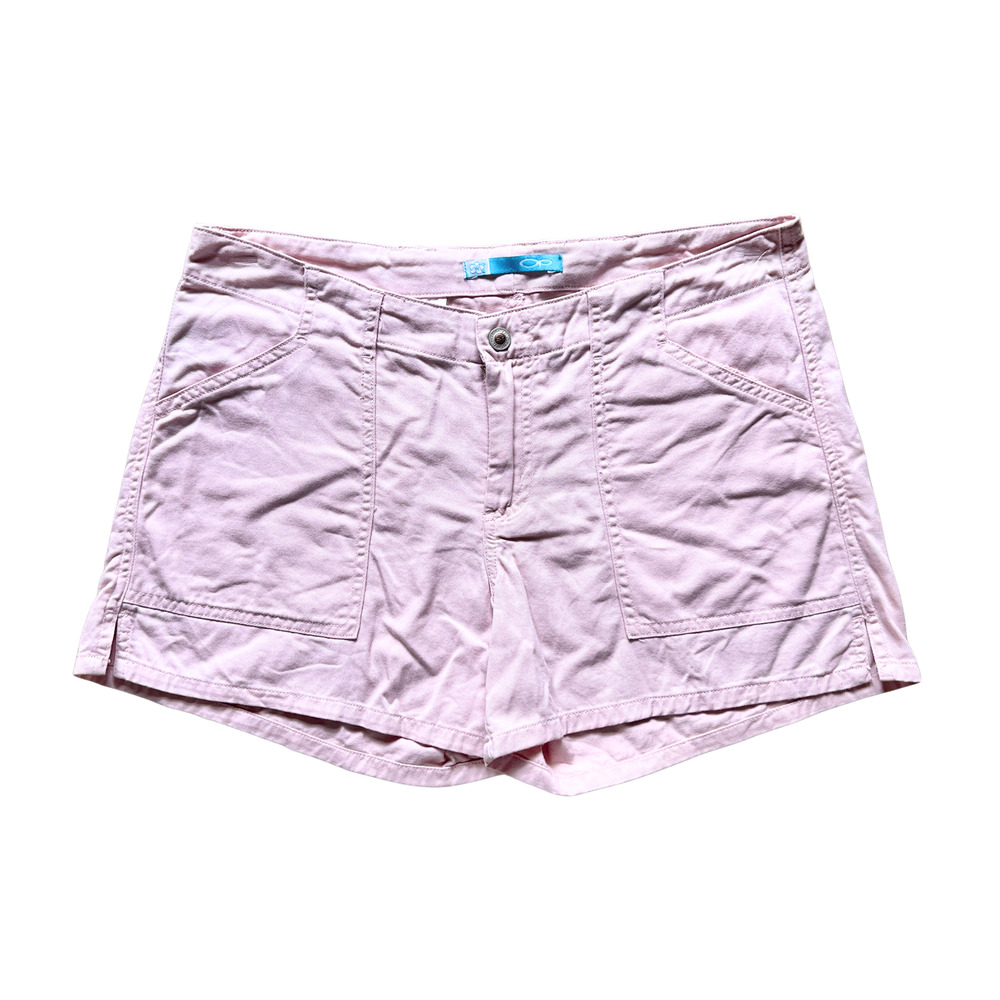 Vtg Y2K Op Pink Denim Shorts 9 Beachy Surf Coconut Girl Summer Festival Classic